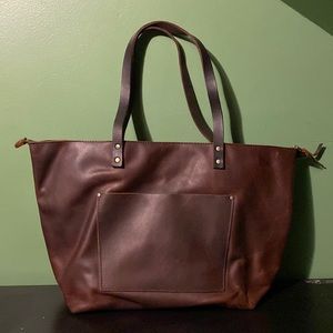 Portland Leather Goods weekender bag